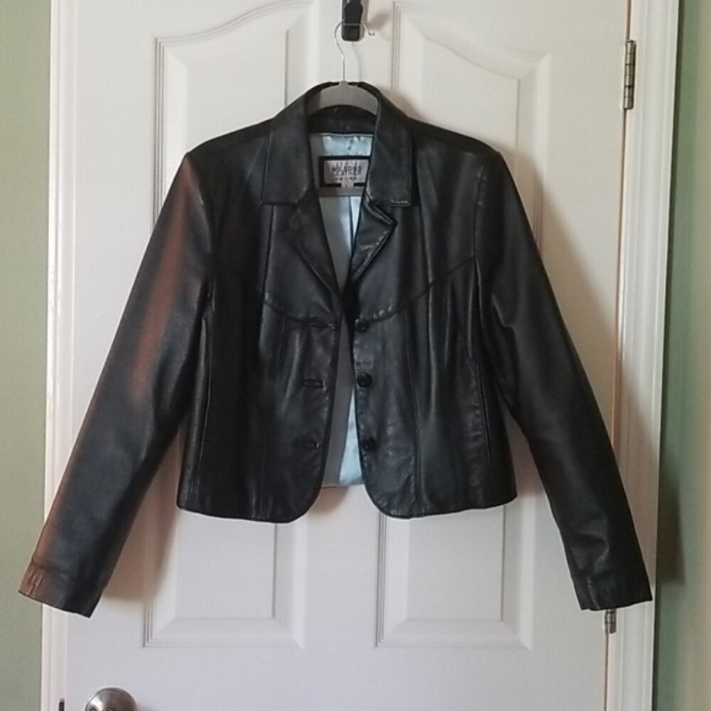 Wilson Black Leather Jacket